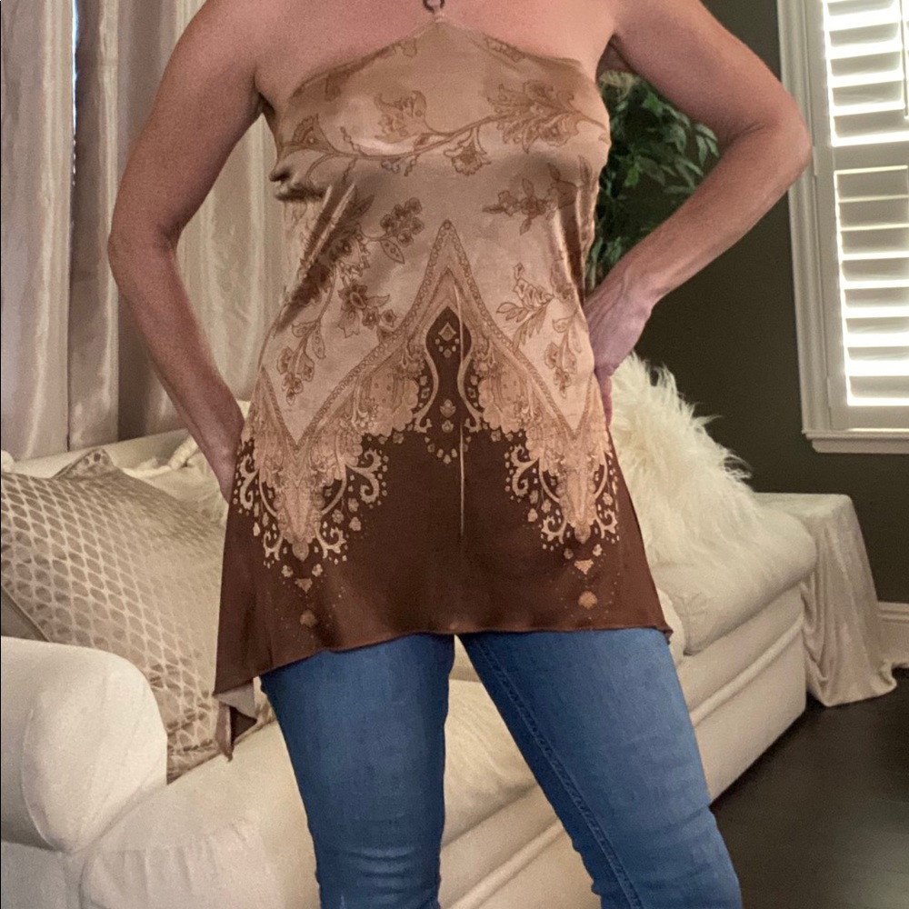 Charlotte Russe Halter tunic top